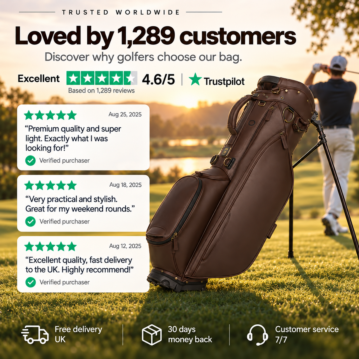 Birthplace of Golf LINKSLEGEND Members Bag