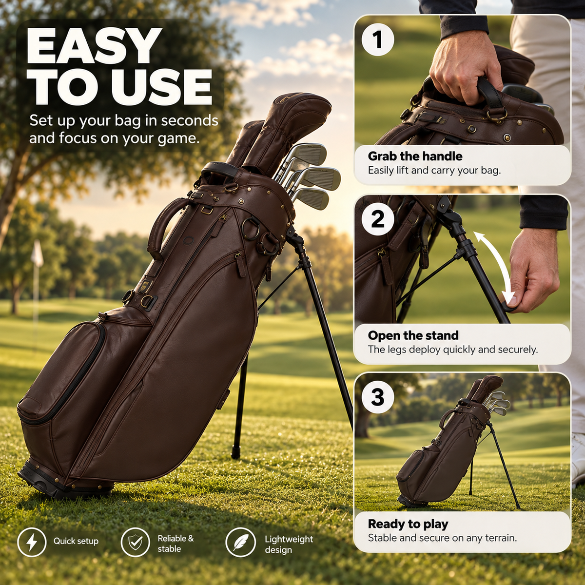Birthplace of Golf LINKSLEGEND Members Bag